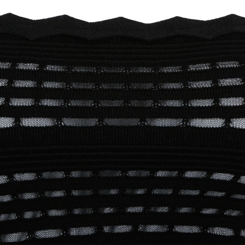 Genny Black Crochet Strapless Top.  