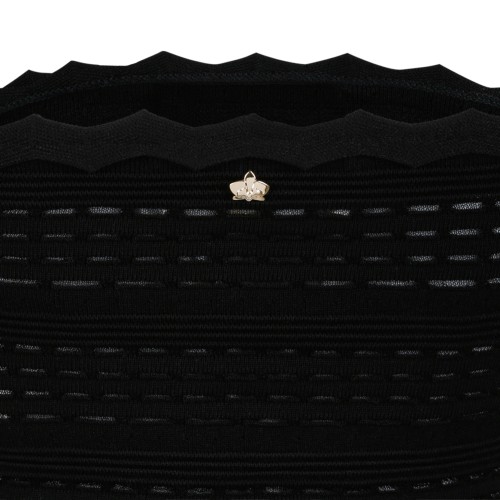 Genny Black Crochet Strapless Top.  
