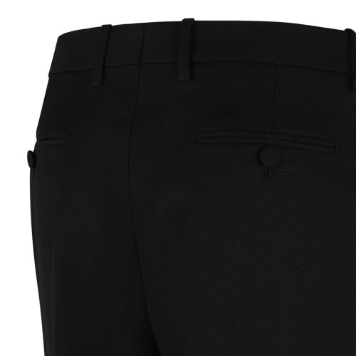 Tom Ford Black Tailored Straight-Leg Trousers.