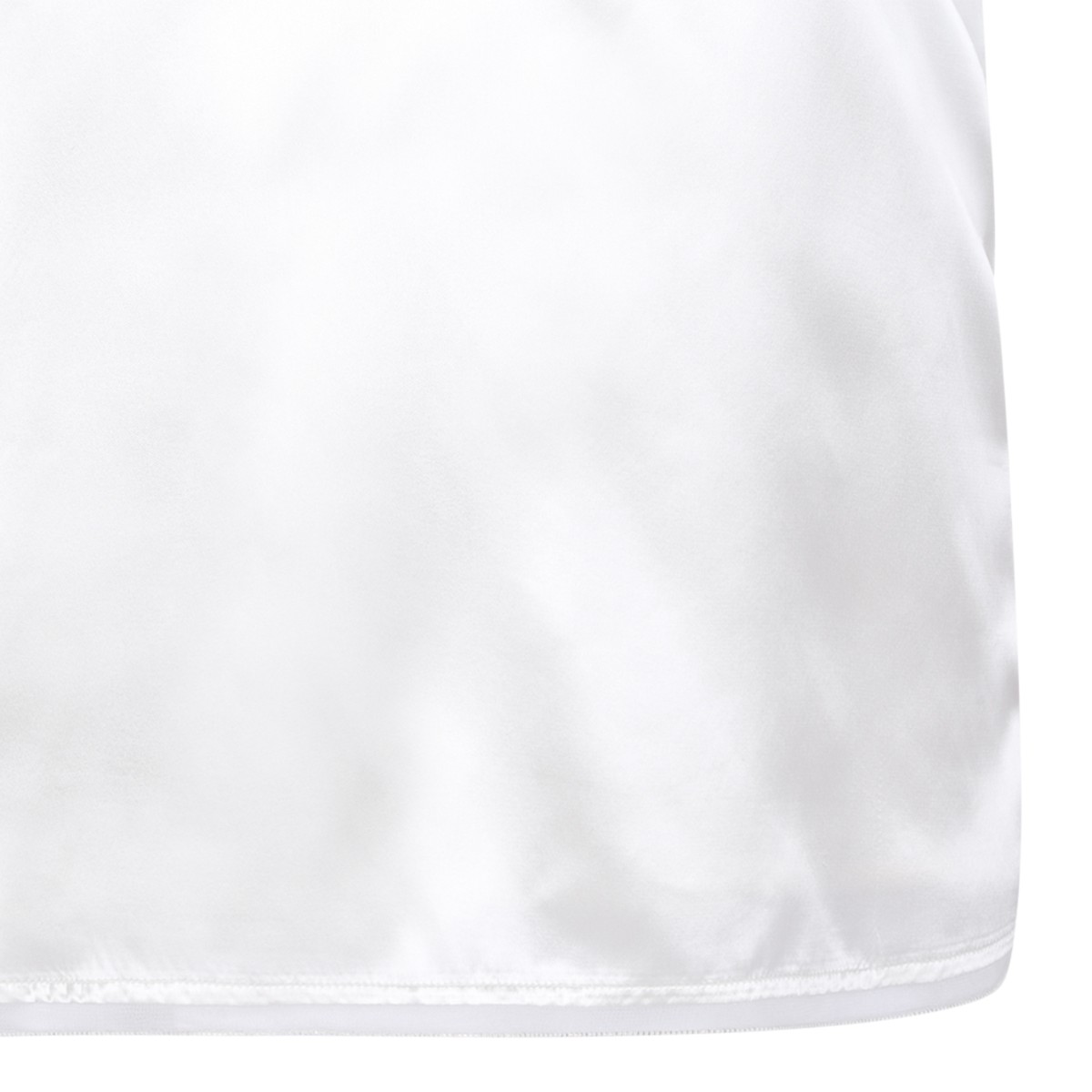 Fabiana Filippi Silver Satin Camisole Top. 