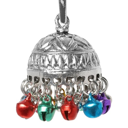 Hui Milano Silver-Tone Multicolor Beaded Drop Earrings. 2