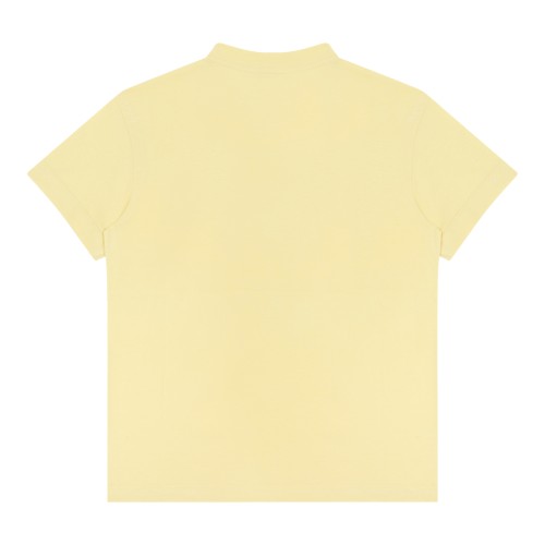Fendi Kids Light Yellow Cotton T-Shirt.