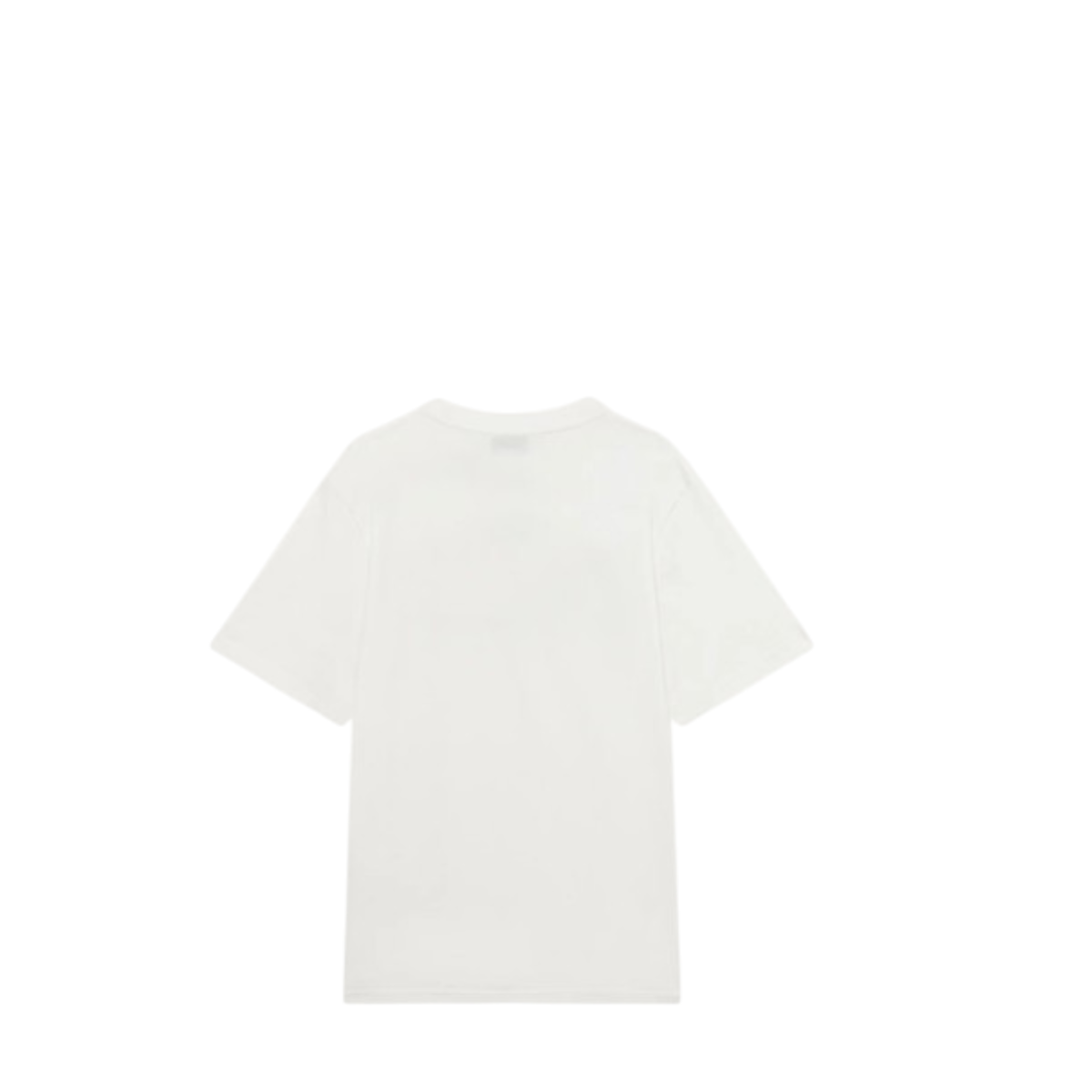 Autry White Cotton T-Shirt with Vintage Logo Print.