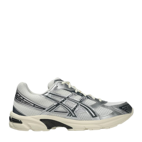 Asics Silver and Grey Technical Running Sneakers.