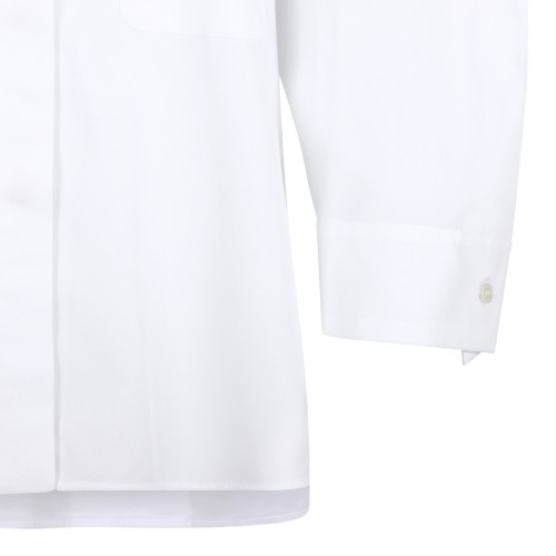 Max Mara White Cotton Poplin Shirt.