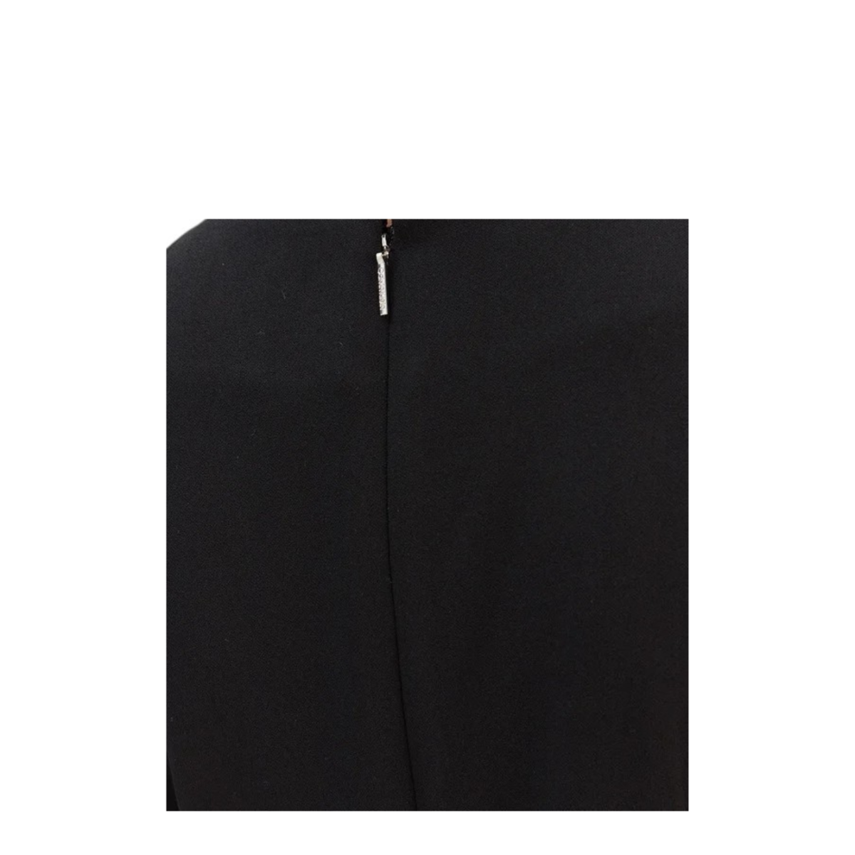 Calvin Klein Black Sleeveless Wrap-Effect Dress.  