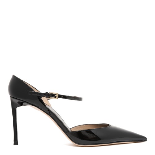 Tom Ford Black Patent Leather Pointed-Toe Pumps.