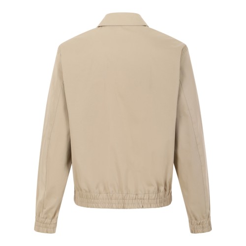 Balmain Beige Cotton Button-Up Jacket.   2