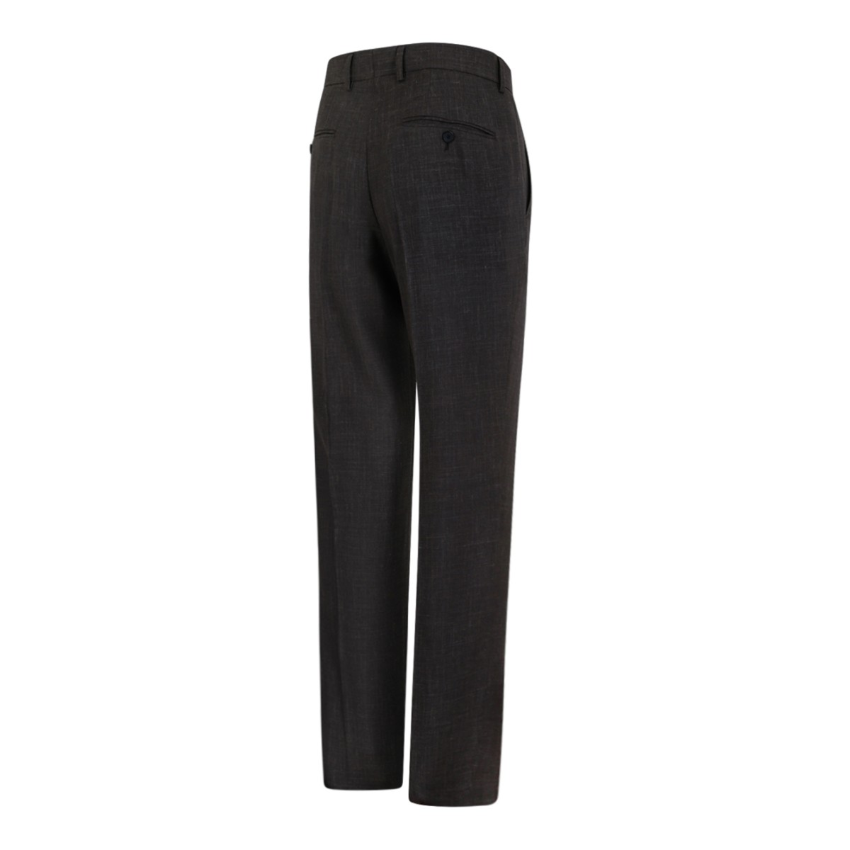 Boss x David Beckham Brown Tailored Trousers.