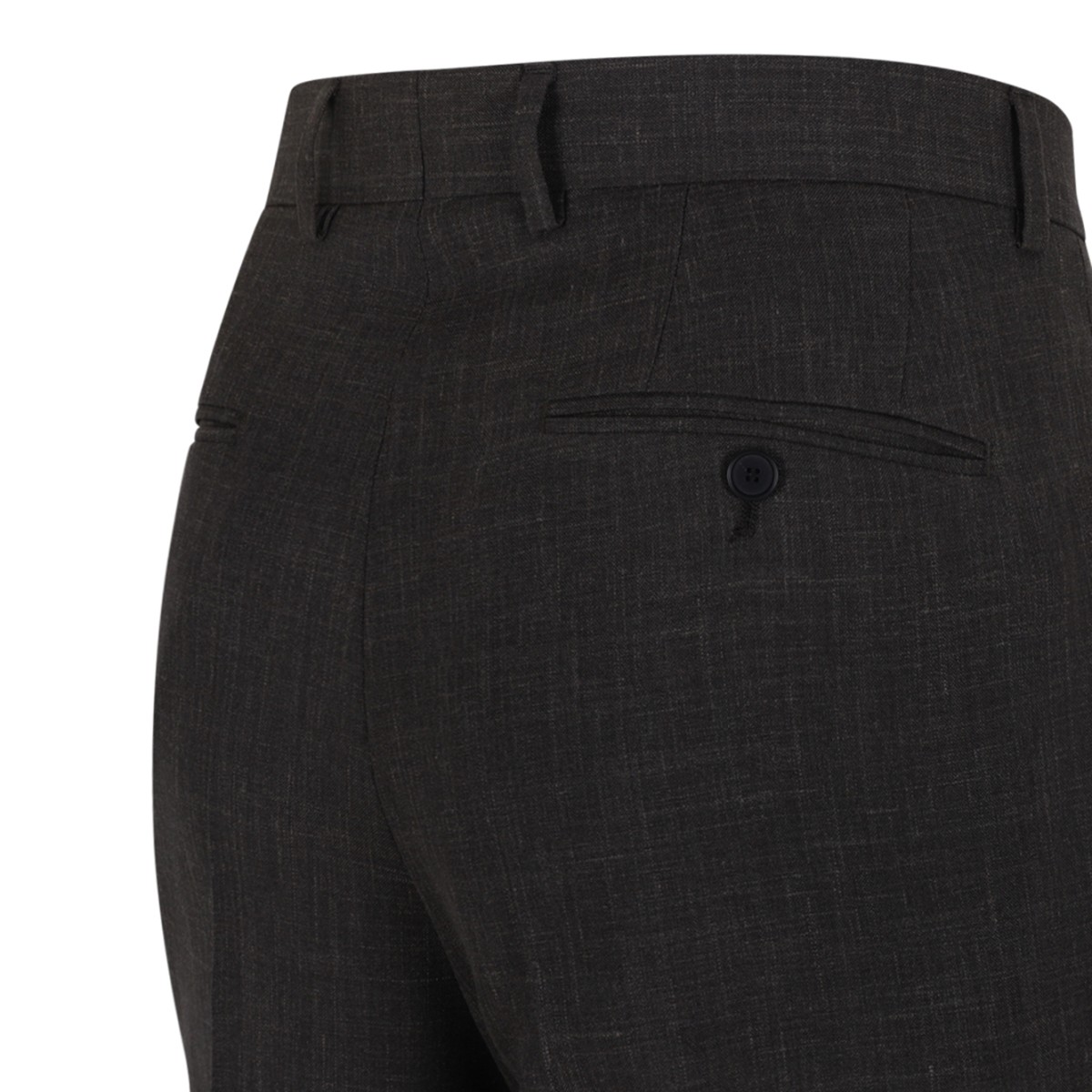 Boss x David Beckham Brown Tailored Trousers.