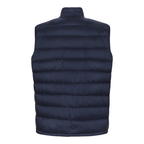 Paul & Shark Navy Blue Quilted Down Gilet.