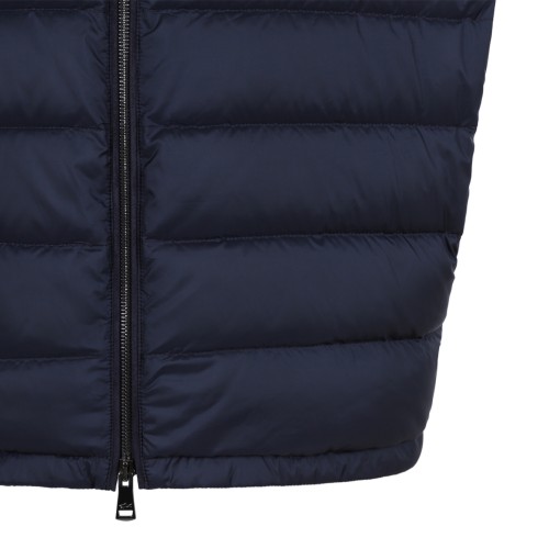 Paul & Shark Navy Blue Quilted Down Gilet.