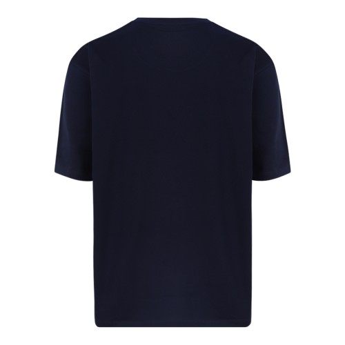 Paul & Shark Navy Blue Logo Cotton T-Shirt. 2