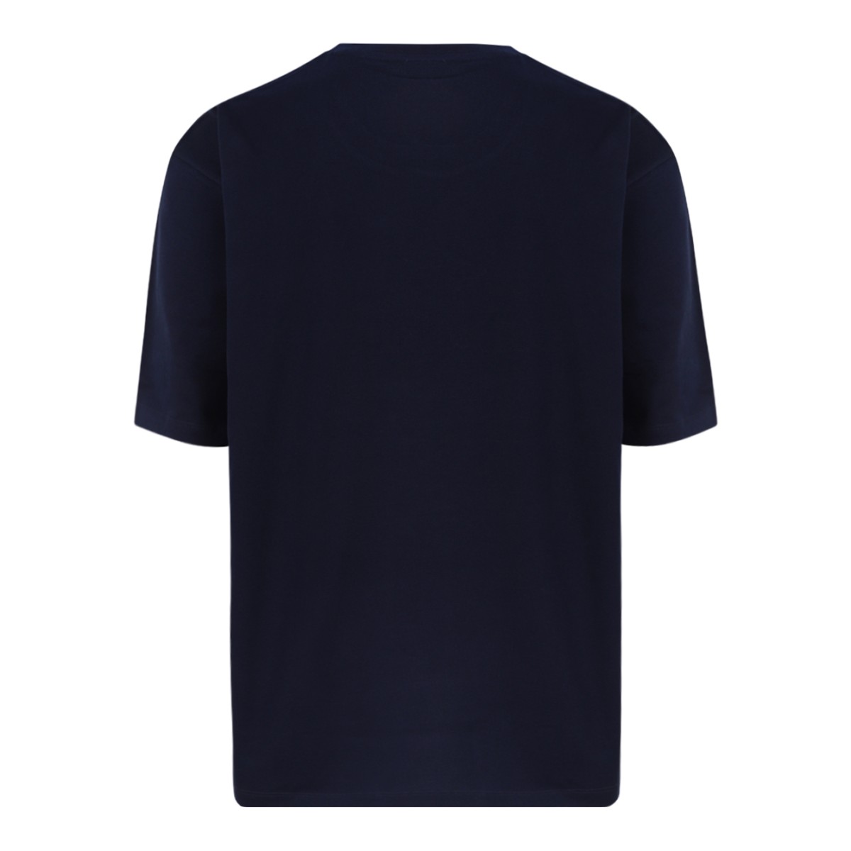 Paul & Shark Navy Blue Logo Cotton T-Shirt.