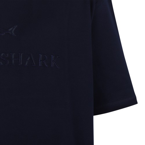 Paul & Shark Navy Blue Logo Cotton T-Shirt.