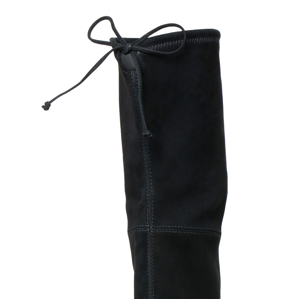 Stuart Weitzman Black Suede Over-the-Knee Boots.  