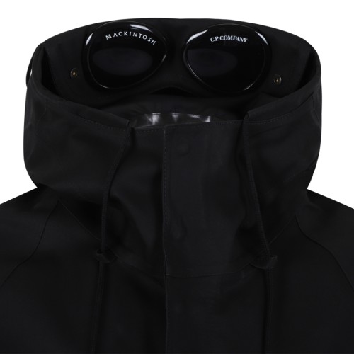 C.P. Company Grey Hooded Technical Jacket with Goggles.