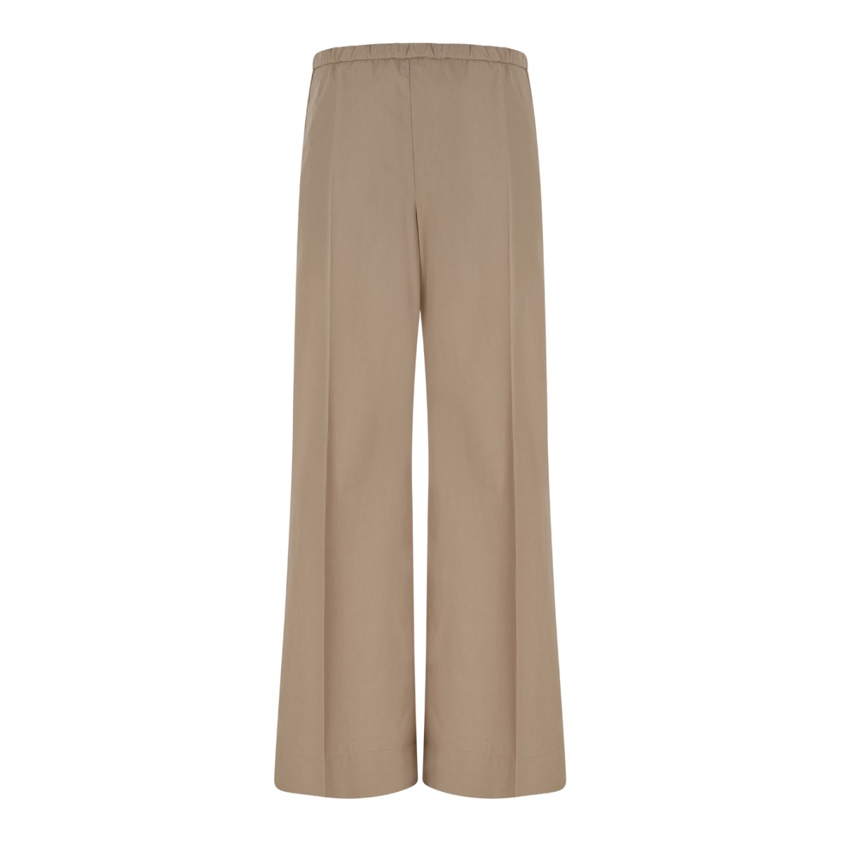 Moncler Beige Wide-Leg Technical Trousers.