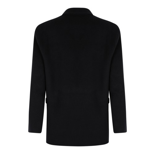 Anine Bing Dark Grey Washed Single-Breasted Blazer. 2