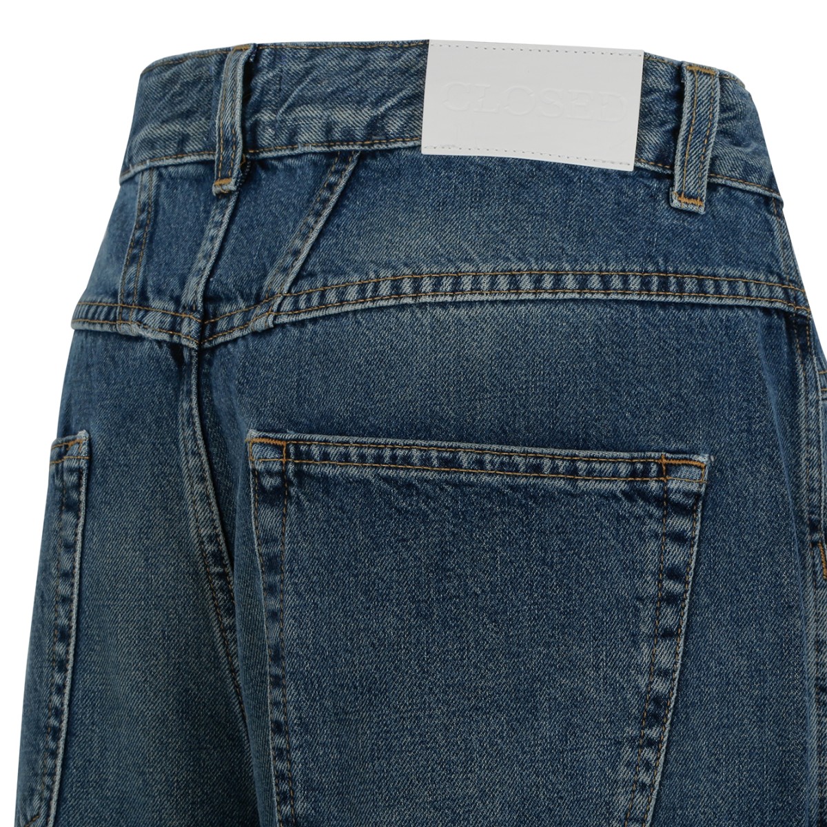 Closed Blue Wide-Leg Denim Jeans.