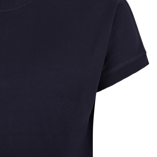 Versace Navy Blue Cotton T-Shirt.