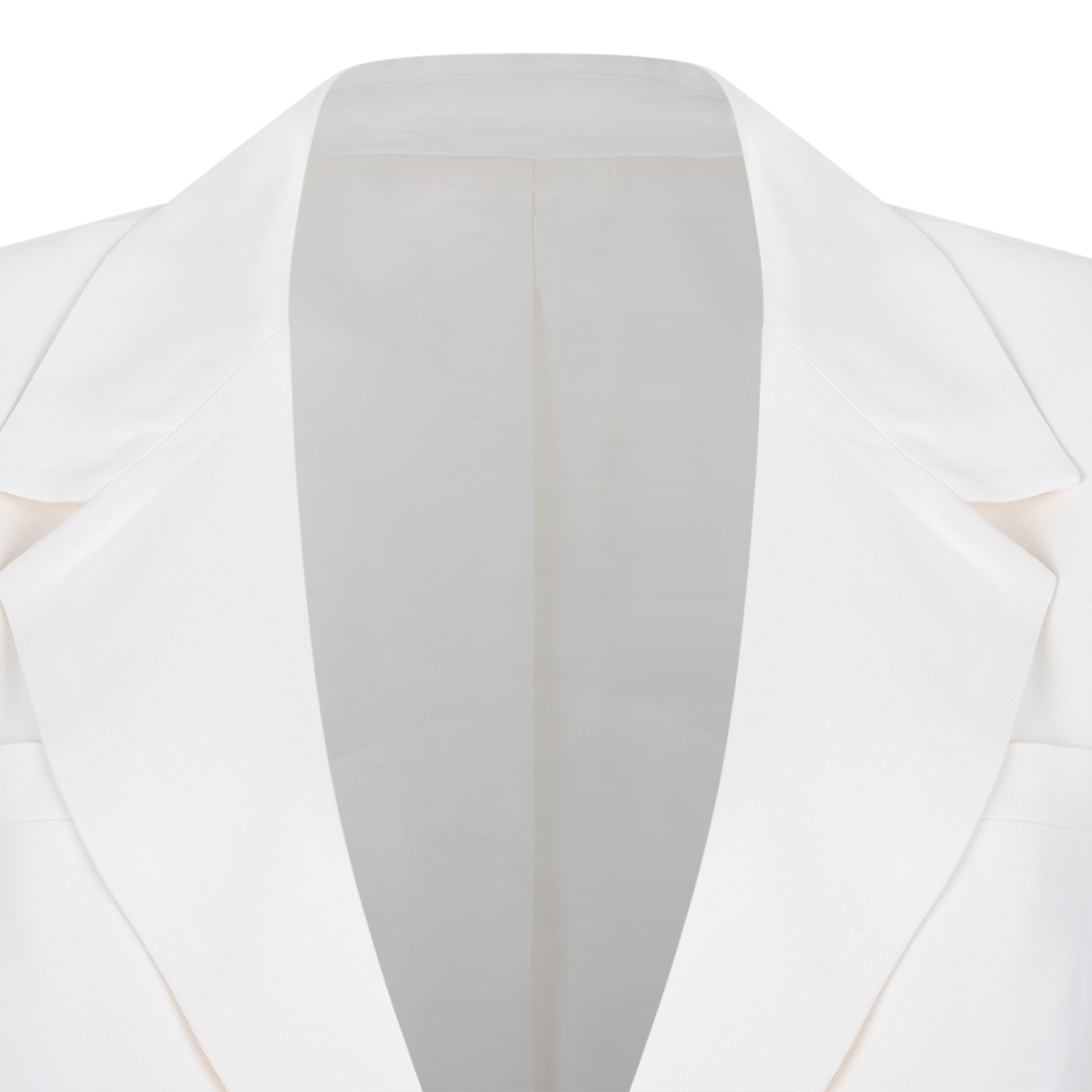 Selected White Tie-Waist Tailored Blazer.