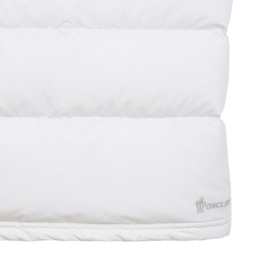 Moncler Grenoble White Quilted Down Vest.