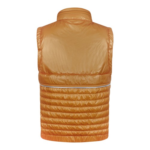 Moncler Grenoble Yellow Quilted Down Vest.
