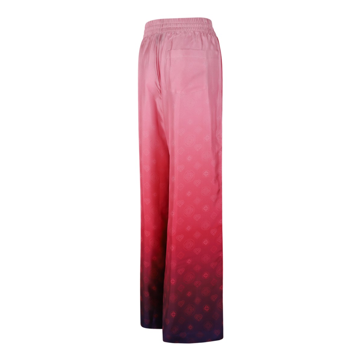 Casablanca Pink Gradient Wide-Leg Trousers.