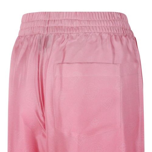 Casablanca Pink Gradient Wide-Leg Trousers.