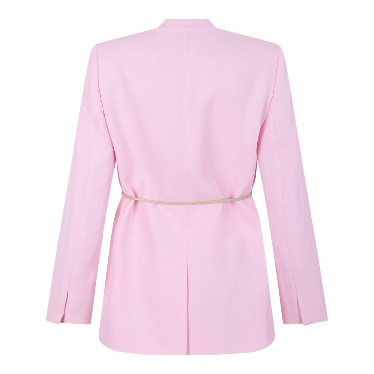 Fabiana Filippi Pink Minimalist Tailored Blazer. 