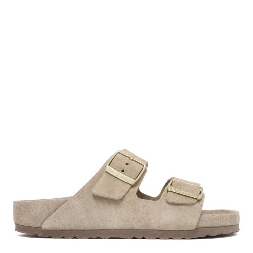 Birkenstock Gold Glitter Arizona Sandals.  