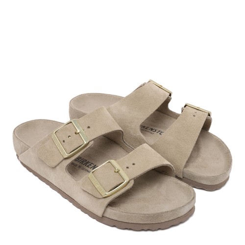 Birkenstock Gold Glitter Arizona Sandals.   2