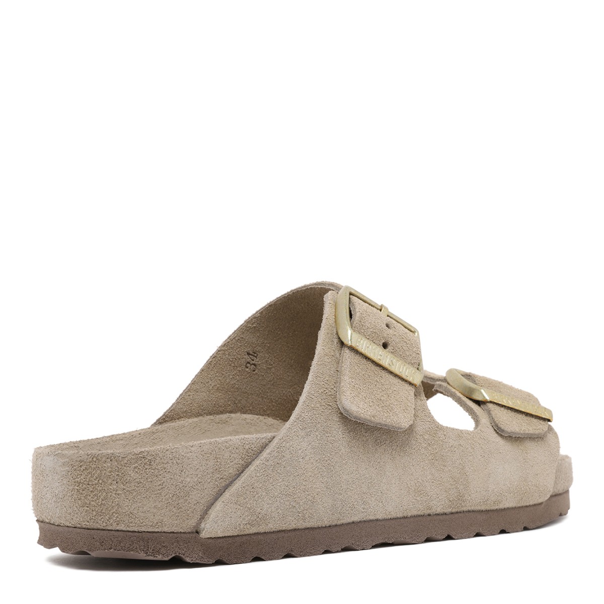 Birkenstock Gold Glitter Arizona Sandals.  