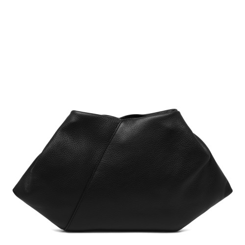 MM6 Maison Margiela Black Soft Leather Handbag.