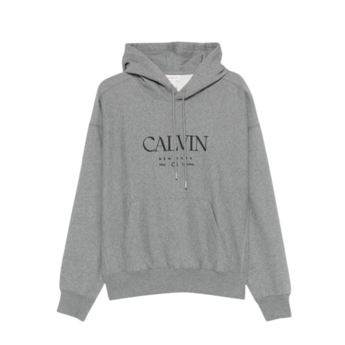 Calvin Klein Grey Mlange Logo Hoodie.  