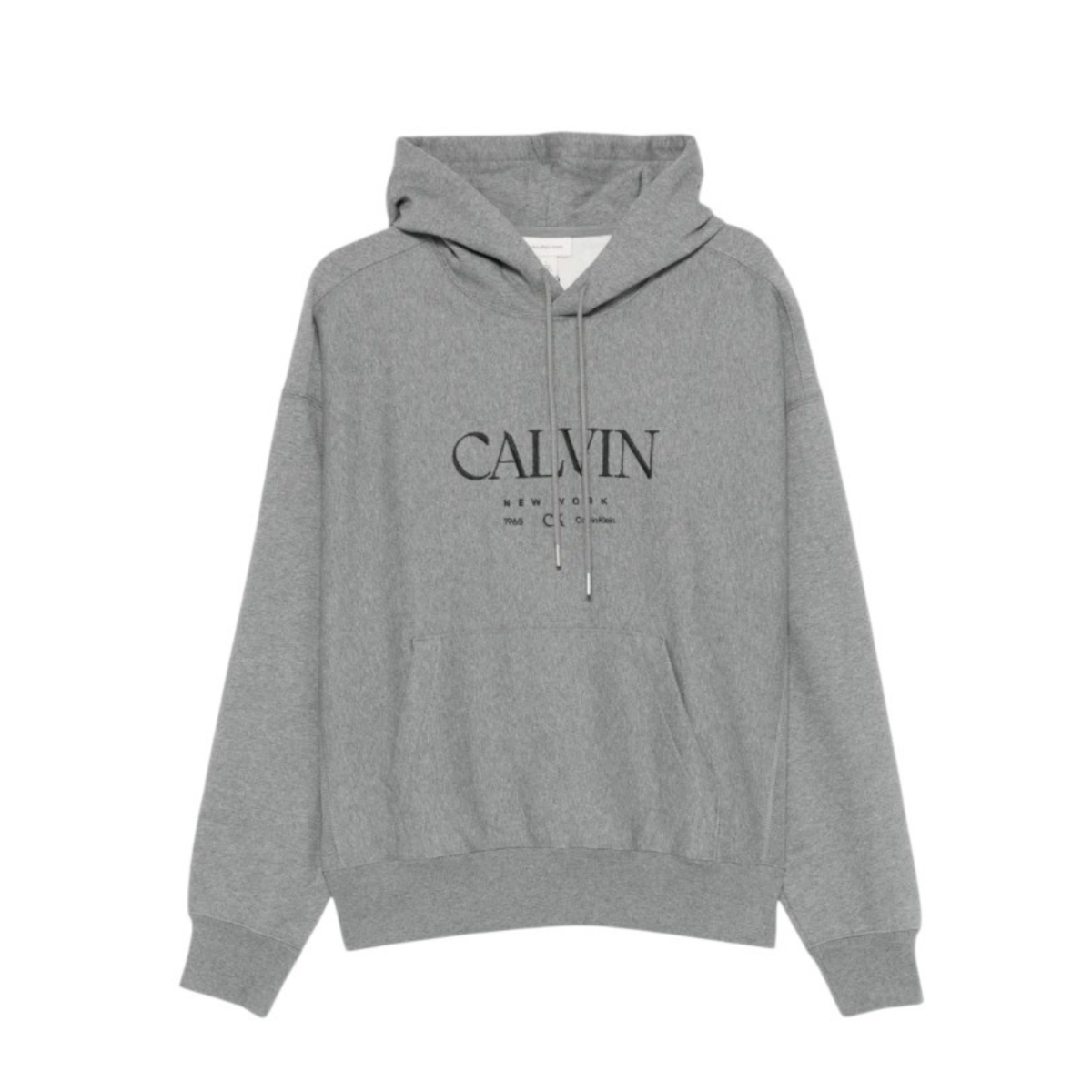 Calvin Klein Grey Mlange Logo Hoodie.  
