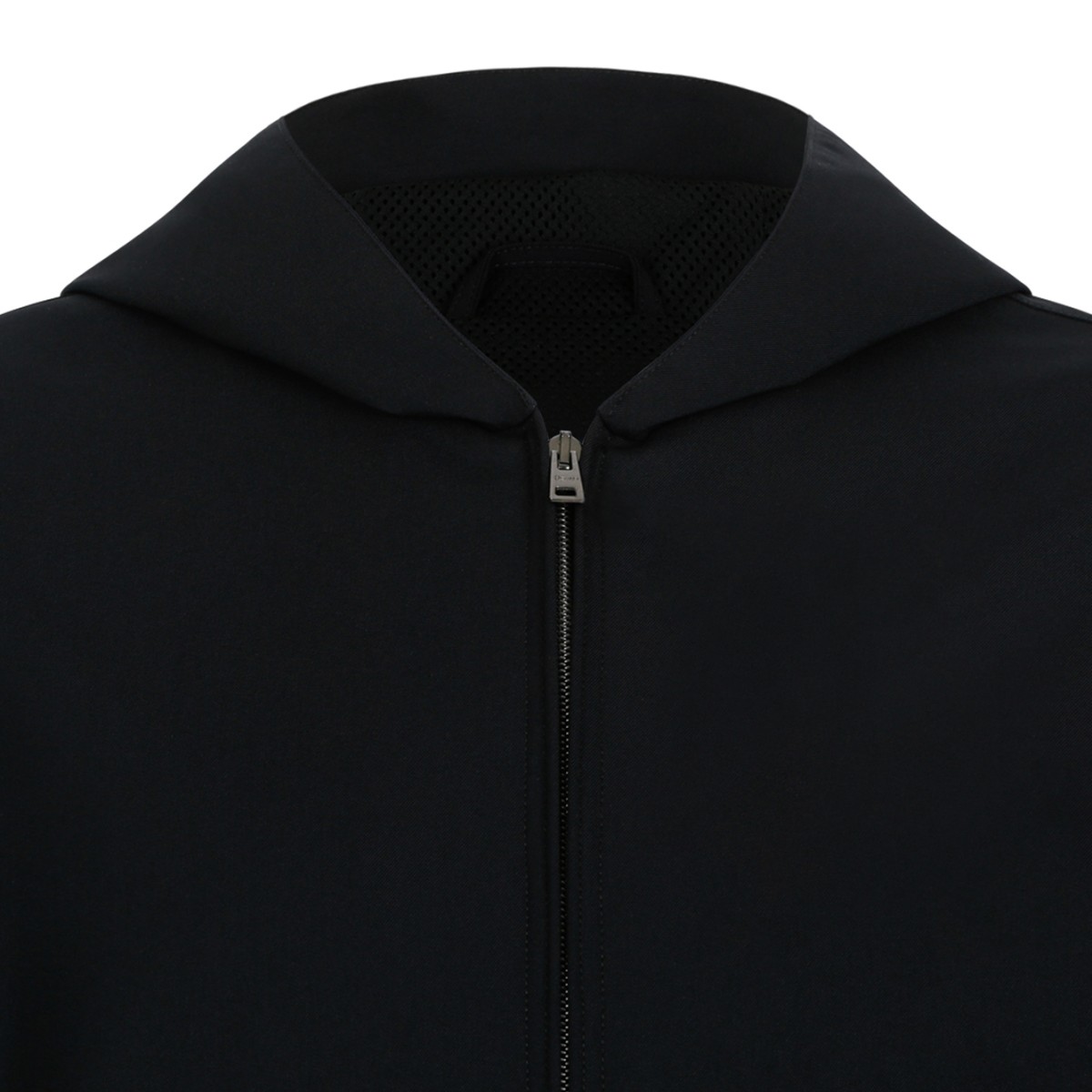Herno Black Lightweight Hooded Jacket.