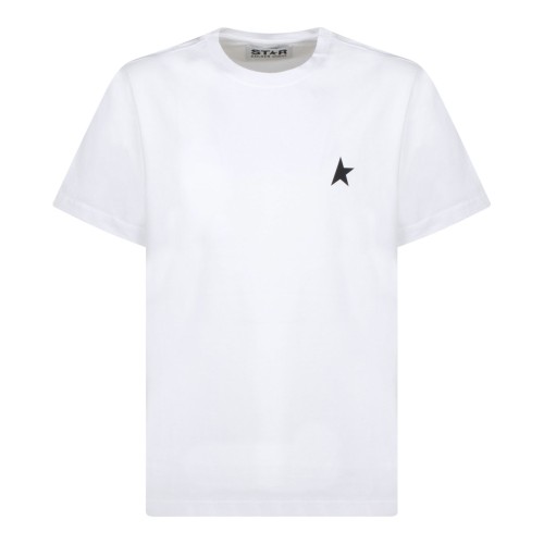 Golden Goose White Cotton T-Shirt. 