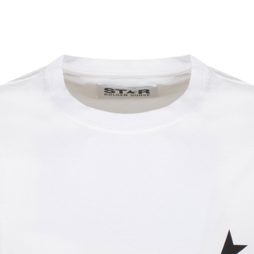 Golden Goose White Cotton T-Shirt. 