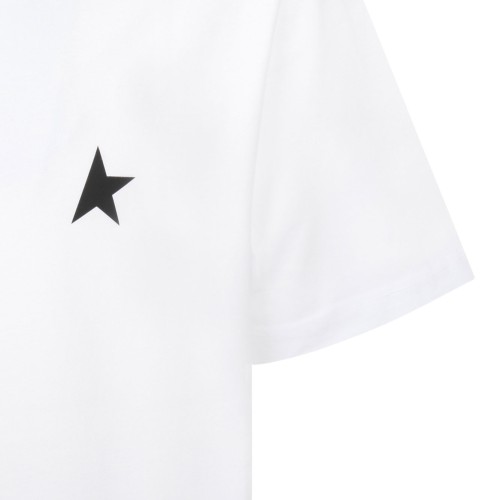 Golden Goose White Cotton T-Shirt. 