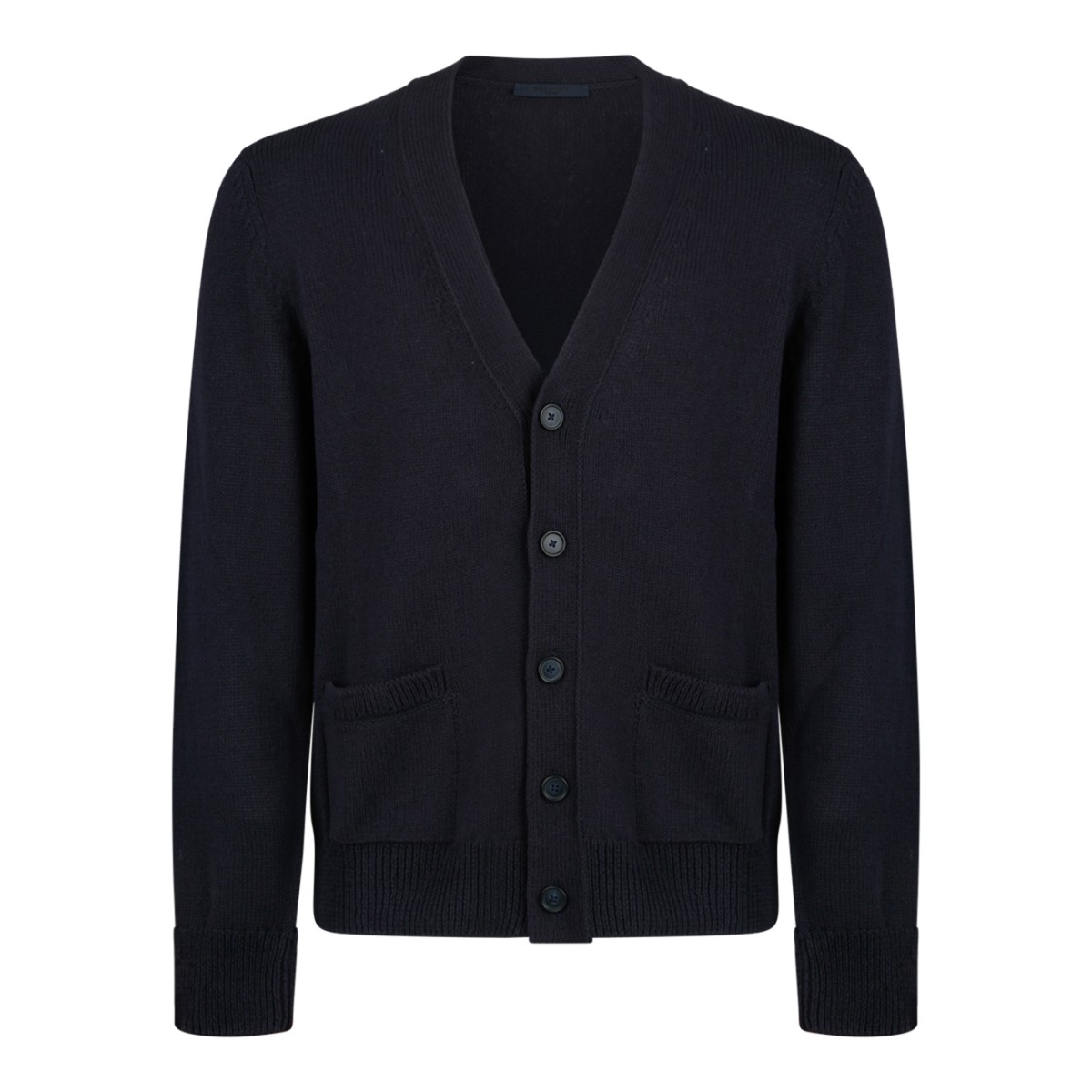 Boss x David Beckham Navy Knit Cardigan.