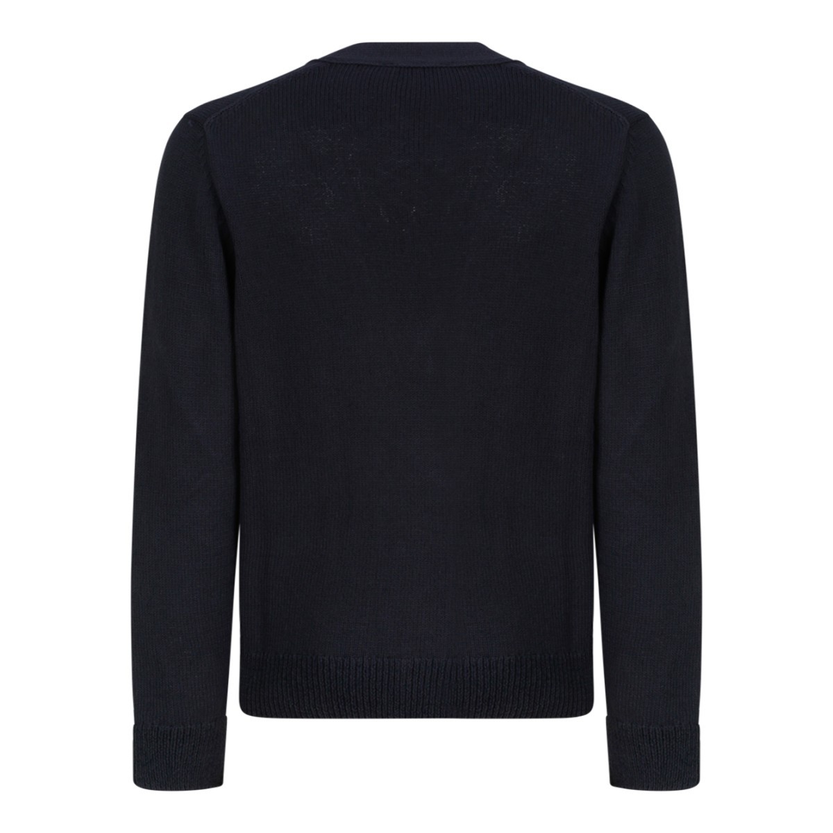 Boss x David Beckham Navy Knit Cardigan.