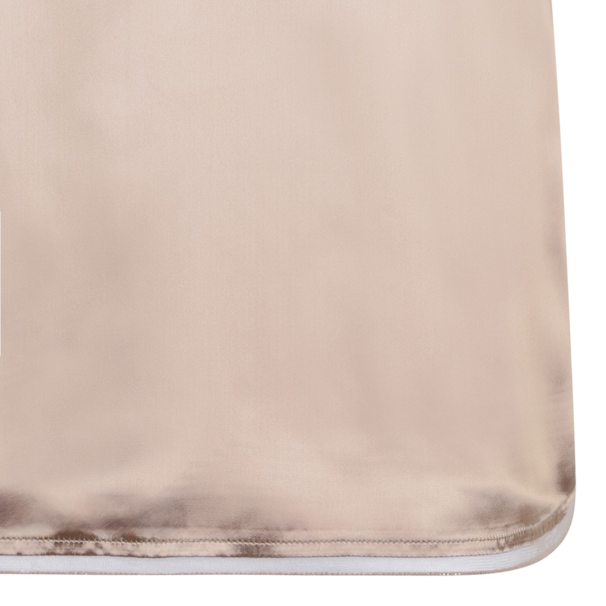 Fabiana Filippi Gold Satin Camisole Top.