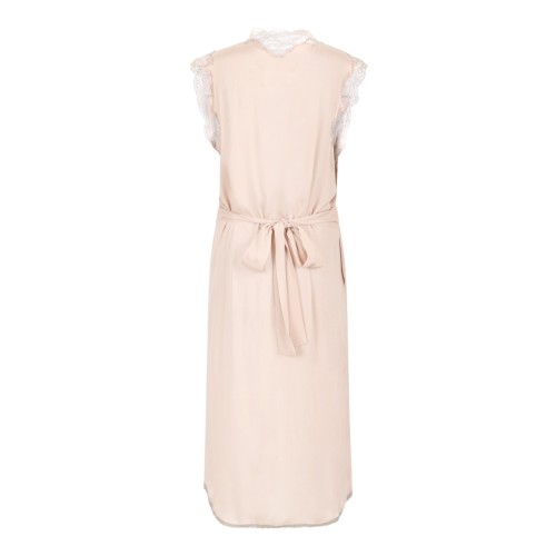 Maison Margiela Blush Pink Draped Midi Dress. 2
