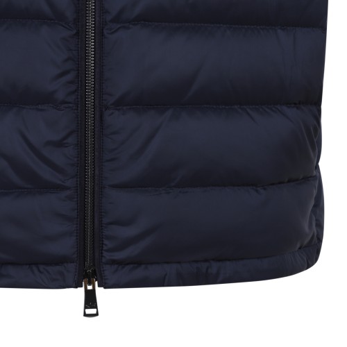 Paul & Shark Navy Blue Quilted Down Gilet.