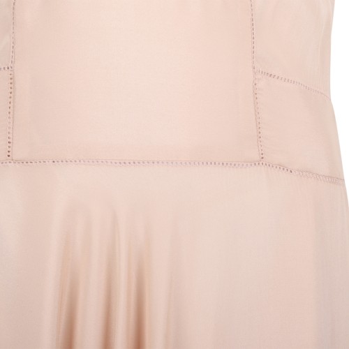 Maison Margiela Blush Pink Draped Midi Dress.