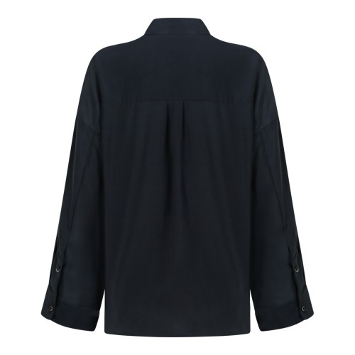 Nine In The Morning Dark Grey Minimal Shirt Jacket. 2