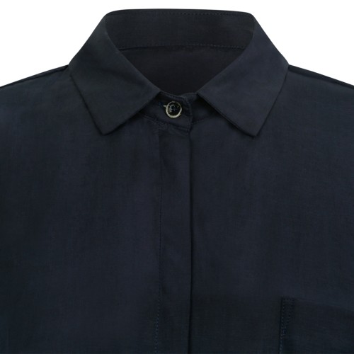 Nine In The Morning Dark Grey Minimal Shirt Jacket.