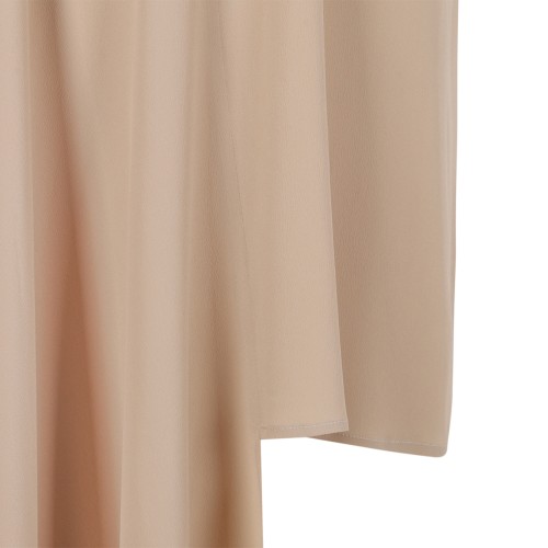 Fabiana Filippi Beige Asymmetric Sleeveless Top. 